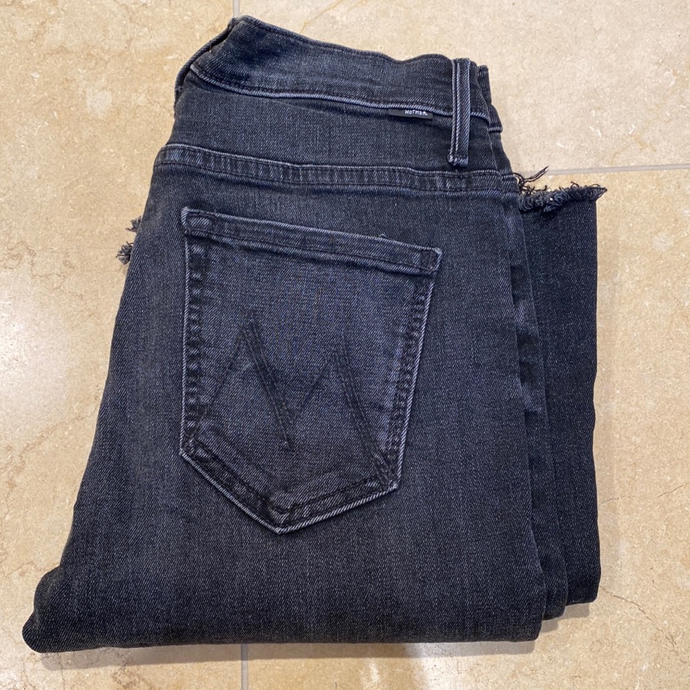 Mother Dark Flare Denim